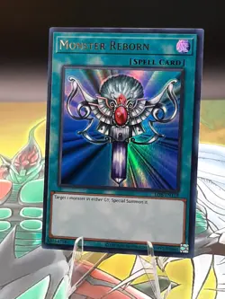 Yu-Gi-Oh! Monster Reborn LOB-EN118 25th Ultra Rare Unlimited NM - Image 2