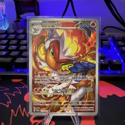Pokemon TCG Infernape Card Twilight Masquerade Illustration Rare 173/167 - Image 1