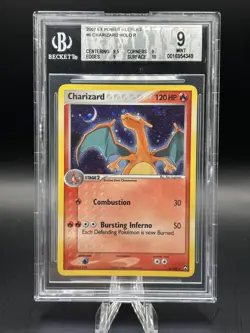 BGS 9 MINT Charizard 2007 EX Power Keepers 6/108 Holo Pokemon Card 10 Surface! - Image 1
