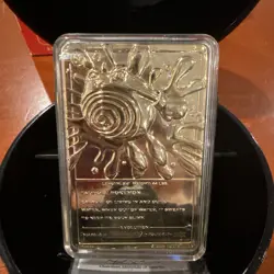 23k Gold Pokemon Poliwhirl 1999 Burger King card and poke ball - Image 4
