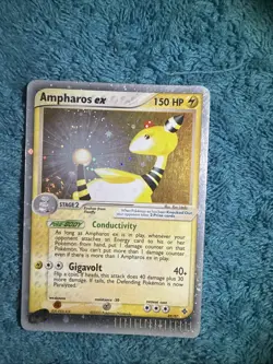 Pokemon TCG Ampharos EX Dragon Holo Card 89/97 NM Condition - Image 2