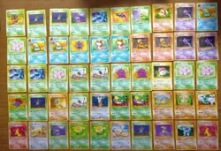 Pokemon Card Game Japanese Lot Set 50 Old Back Vintage 1996 Free Shipping② - Image 1