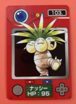 Exeggutor No.103 Pokemon Zukan Mini Card Nintend very rare Japanese F/S - Image 1