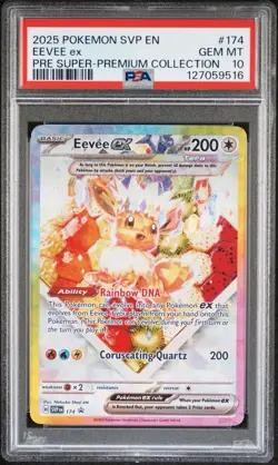 Eevee ex 174 Sv: Scarlet & Violet Promo Cards Holo PSA 10 - Image 1