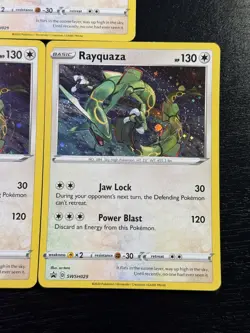 3x Rayquaza SWSH029 SWSH: Sword & Shield Promo Cards Holo Near Mint - Image 3
