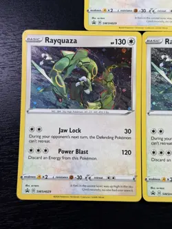 3x Rayquaza SWSH029 SWSH: Sword & Shield Promo Cards Holo Near Mint - Image 4