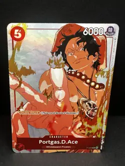 Portgas D Ace P-028 (Gift Collection 2023) One Piece Promotion Card Foil English - Image 1