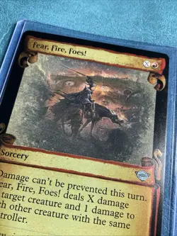 MTG Fear, Fire, Foes! LOTR Tales of Middle-Earth (Showcase Scrolls Card 576 LP/N - Image 4