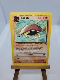 Pokemon Fossil #50/62 Common Kabuto Trading Card - Image 1