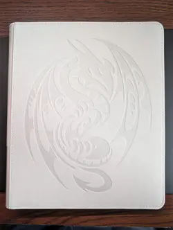 Dragon Shield 360 Card Codex Portfolio, Ashen White - Image 1