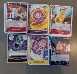 One Piece TCG 1000 Cards Bulk Lot. Mixed Cards Common / Uncommon / Leaders - Image 1