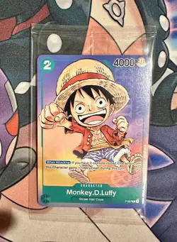 One Piece Card Game - Monkey D. Luffy Anime Expo 2023 Promo P-037 Sealed NonFoil - Image 1