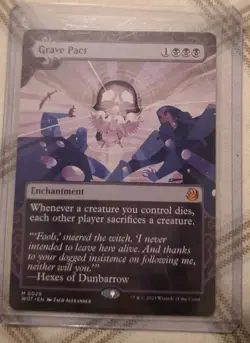 Grave Pact NM Regular MTG Wilds of Eldraine: Enchanting Tales Non Foil Unplayed - Image 1