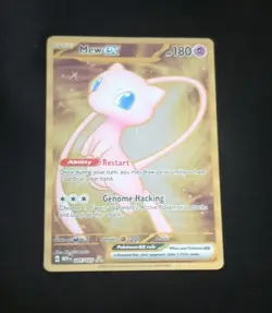 Pokemon Mew EX 205/163 English TCG Card 2021 Standard Regular metal card - Image 2