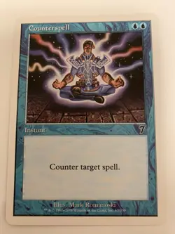 MTG NM Counterspell 7th Edition Free Shipping In The US With Tracking - Image 1