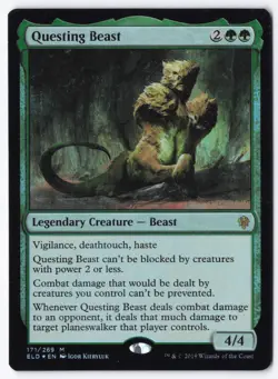 Questing Beast M Throne of Eldraine 171 NM - Image 1