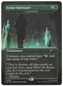 Avatar Sanctuary - Cryptolith Rite (Rainbow Foil) Secret Lair Drop SLD MTG Foil - Image 1