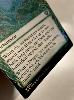 MTG Encroaching Dragonstorm (Showcase Foil) Tarkir: Dragonstorm 305 NM - Image 2