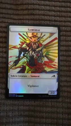 Magic: the Gathering / MtG Foil Goblin Shaman Token x1 Kamigawa Neon Dynasty - Image 2
