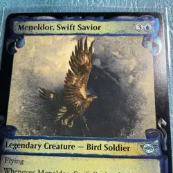 Meneldor, Swift Savior (Showcase Scrolls) Universes Beyond: LOTR NM MTG - Image 3