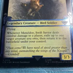 Meneldor, Swift Savior (Showcase Scrolls) Universes Beyond: LOTR NM MTG - Image 4