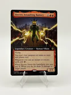 Electro, Assaulting Battery (Extended Art) Marvel's Spider-Man Regular Near Mint - Image 1