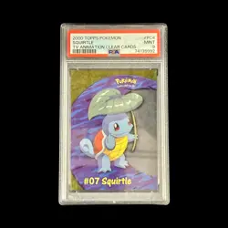 Pokemon Slab Topps Squirtle 07 PSA 9 Mint 2000 - Image 1