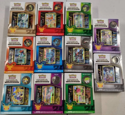 Pokemon 20th Anniversary Mythical Pin Collection (Full Set) - Image 1