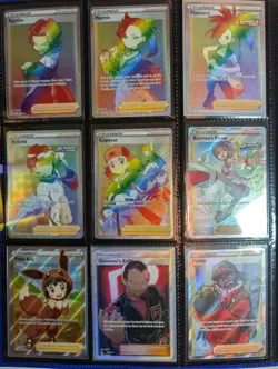 Pokemon TCG Full Art Trainer Lot - Image 1
