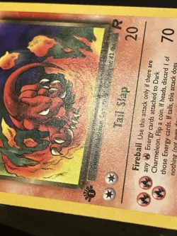 Dark Charmeleon 1st Edition Team Rocket Pokemon 32/82 MP - Image 3