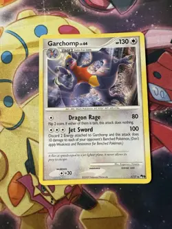Garchomp Pokemon TCG POP 9 Promo 1/17 Rare LP - Image 1