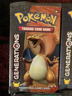 Pokemon TCG Factory Sealed Authentic Generations Booster Pack Artwork Set Of 4 - Image 3