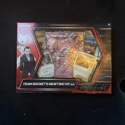 Pokemon TCG: Team Rocket’s Mewtwo ex Box | NEW & SEALED 🚀✅ Fast Shipping ✅ 🚀 - Image 1