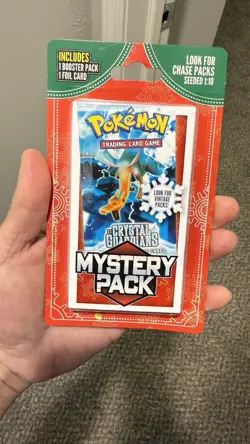 Pokemon Mystery Pack Sealed Seeded 1:10. EX Crystal Guardians Vintage Packs - Image 1