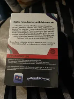 Pokemon Scarlet And Violet booster Bundle includes 6 booster packs ￼ - Image 2