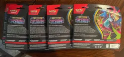Lot Of 5 Pokemon Phantasmal Flames 3-Pack Booster Blister Factory Sealed - Image 2