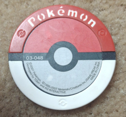 2007 TOMY NINTENDO POKEMON JAPANESE BATTRIO MANTYKE COIN / CHIP, 03-048 - Image 2