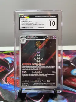 POKEMON CGC 10 GOTHITELLE 211 WHITE FLARE BLACK STAR PROMO STICKER COLLECTION - Image 1
