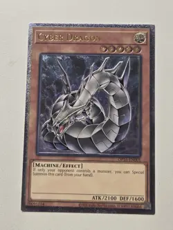 Cyber Dragon (UTR) OP16-EN001 Ultimate Rare Yugioh Tournament Pack Alt Art Mint - Image 1