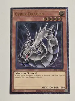 Cyber Dragon (UTR) OP16-EN001 Ultimate Rare Yugioh Tournament Pack Alt Art Mint - Image 2