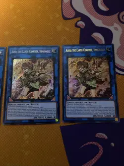 Aussa the Earth Charmer Immovable RA04-EN078 4X Ultimate Rare UR Secret Rare - Image 3