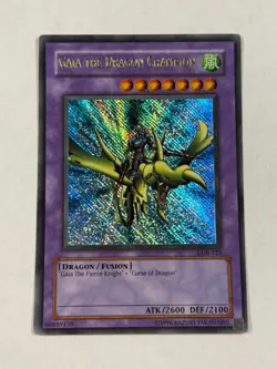 Yugioh Gaia the Dragon Champion LOB-125 DOUBLE ERROR Ultra Reverse Foil LP - Image 1