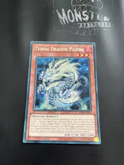 YUGIOH TENPAI DRAGON PAIDRA PRISMATIC SECRET RARE MP25-EN064 1ST EDITION - Image 1