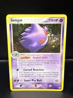 Pokemon TCG Gengar 5/92 EX Legend Maker 2006 Holo Rare Card - Image 1