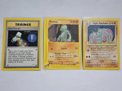 Machop Expedition, Machoke & Heal PowderNeo Destiny Pokemon Cards - Image 1