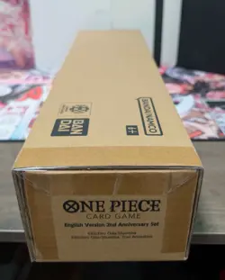 🏴‍☠ One Piece Card Game English Version 2nd Anniversary Set NEW FACTORY SEALED - Image 1