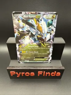 Pokemon TCG Black Kyurem EX 100/113 Legendary Treasures Ultra Rare Holo Card - Image 1