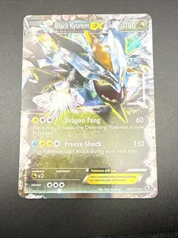 Pokemon TCG Black Kyurem EX 100/113 Legendary Treasures Ultra Rare Holo Card - Image 3