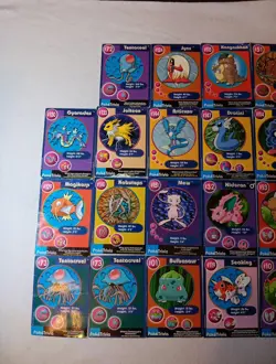 22x Pokemon Poke Trivia Cards Lot Burger King - Mew Articuno Jolteon Jynx + - Image 2