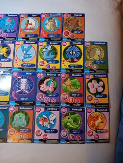 22x Pokemon Poke Trivia Cards Lot Burger King - Mew Articuno Jolteon Jynx + - Image 3